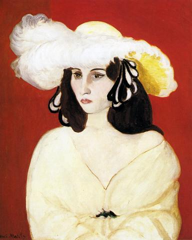 26 Matisse Les plumes blanches 1919
